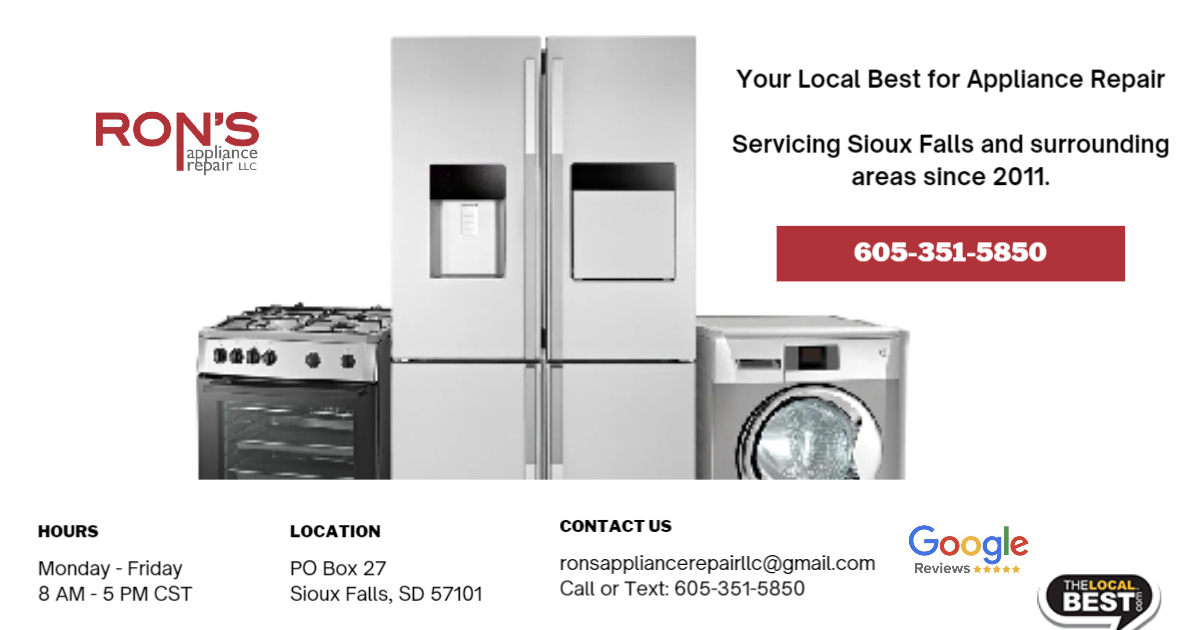 Local Best Sioux Falls Appliance Repair, Ron's Appliance